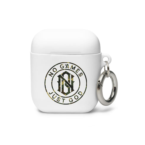 No Games Just God Camo AirPods case